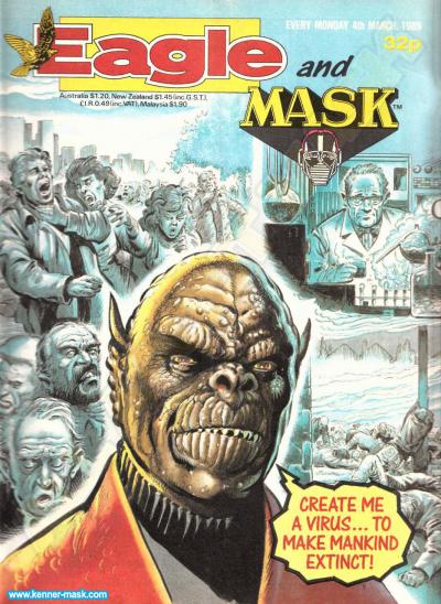 M.A.S.K. M.A.S.K. UK Eagle comic no. 363 - 04/03/1989