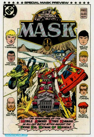 M.A.S.K. Special MASK Review comic