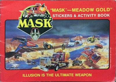 M.A.S.K. MASK Stickerbook Meadow Gold Icecream