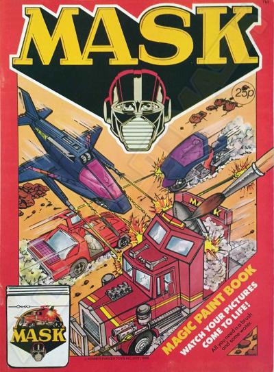 M.A.S.K. M.A.S.K. Coloring book Magic Paintbook Thunderhawk, Rhino, Switchblade & Piranha